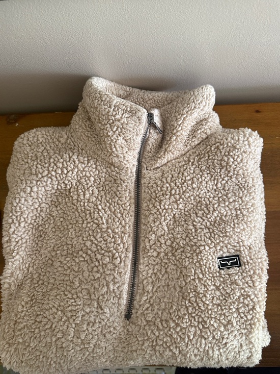 Kimes Ranch Tops - Kimes Ranch Cream Sherpa Half-Zip Pullover